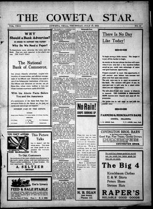 The Coweta Star. (Coweta, Okla.), Vol. 2, No. 13, Ed. 1 Thursday, July 17, 1913