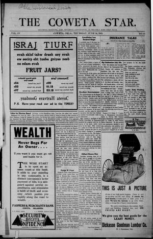 The Coweta Star. (Coweta, Okla.), Vol. 4, No. 11, Ed. 1 Thursday, June 24, 1915