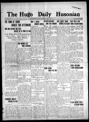Primary view of object titled 'The Hugo Daily Husonian (Hugo, Okla.), Vol. 7, No. 43, Ed. 1 Tuesday, September 7, 1915'.