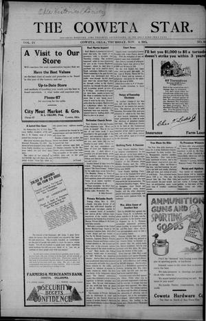 The Coweta Star. (Coweta, Okla.), Vol. 4, No. 30, Ed. 1 Thursday, November 4, 1915