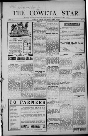 The Coweta Star. (Coweta, Okla.), Vol. 4, No. 43, Ed. 1 Thursday, February 3, 1916