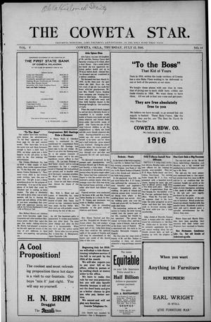 The Coweta Star. (Coweta, Okla.), Vol. 5, No. 14, Ed. 1 Thursday, July 13, 1916