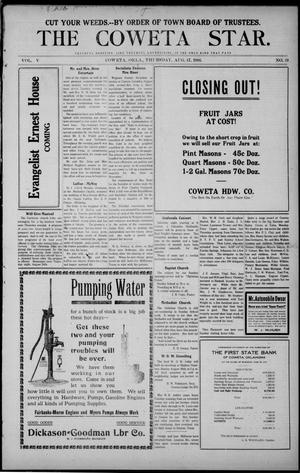 The Coweta Star. (Coweta, Okla.), Vol. 5, No. 19, Ed. 1 Thursday, August 17, 1916
