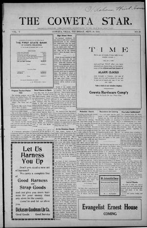 The Coweta Star. (Coweta, Okla.), Vol. 5, No. 25, Ed. 1 Thursday, September 28, 1916