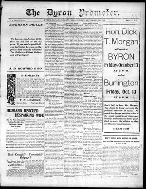 The Byron Promoter. (Byron, Okla.), Vol. 6, Ed. 1 Friday, September 29, 1916