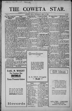 The Coweta Star. (Coweta, Okla.), Vol. 5, No. 37, Ed. 1 Thursday, December 21, 1916