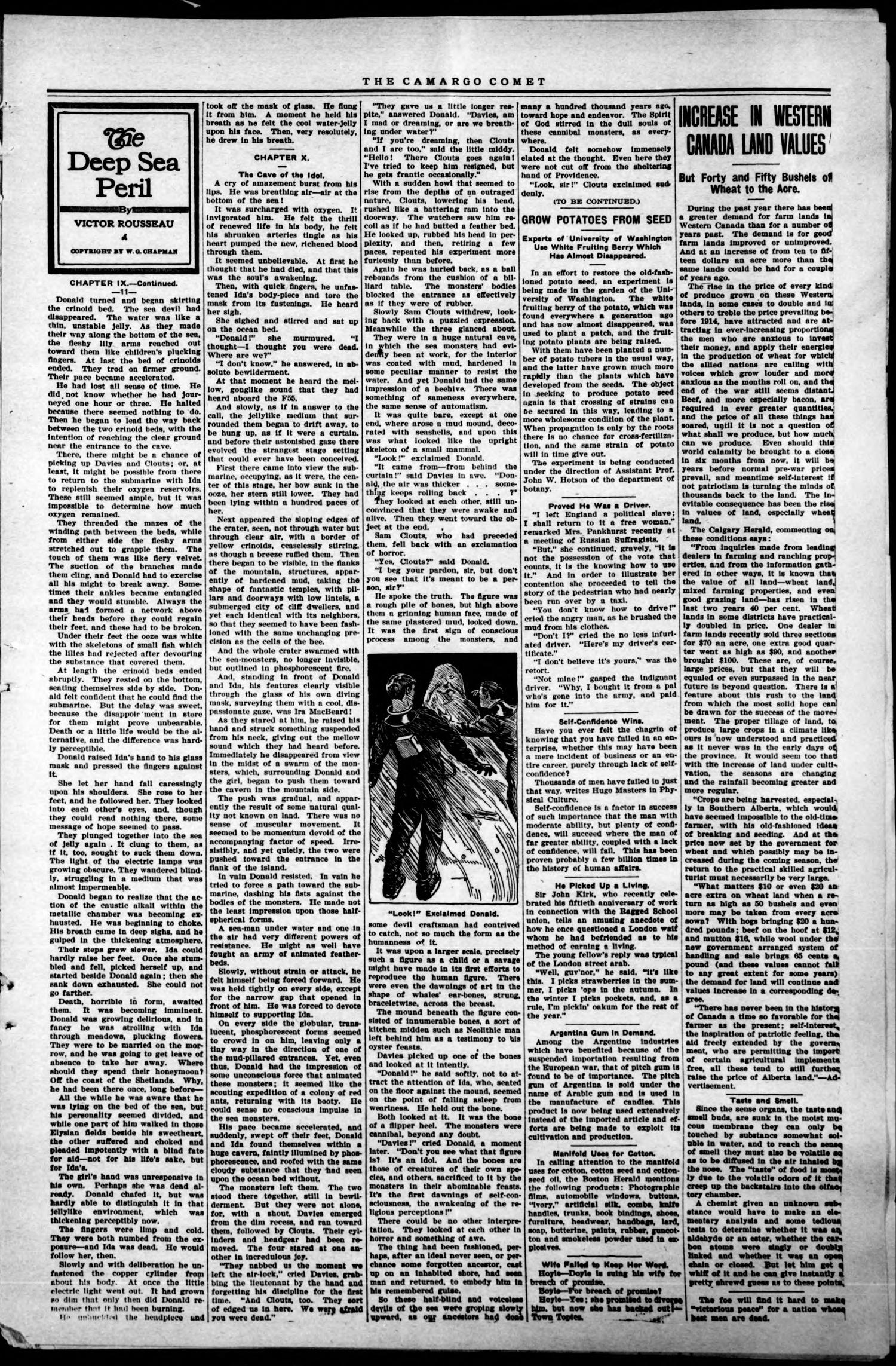 The Camargo Comet. (Camargo, Okla.), Vol. 7, No. 4, Ed. 1 Friday, May 31, 1918
                                                
                                                    [Sequence #]: 5 of 8
                                                