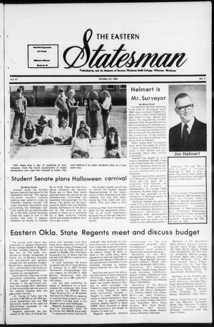 Primary view of object titled 'The Eastern Statesman (Wilburton, Okla.), Vol. 60, No. 4, Ed. 1 Tuesday, October 23, 1984'.