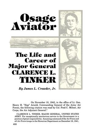 Osage Aviator: The Life and Career of Major General Clarence L. Tinker