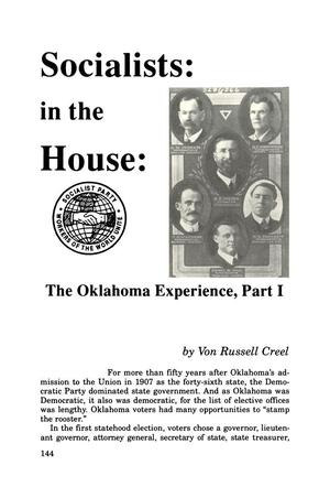 Socialists in the House: The Oklahoma Experience, Part I