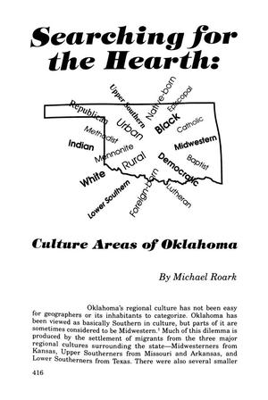 Searching for the Hearth: Culture Areas of Oklahoma