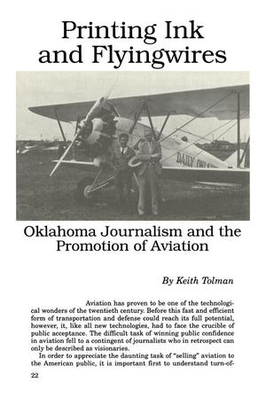 Printing Ink and Flyingwires: Oklahoma Journalism and the Promotion of Aviation