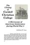 Article: The Closing of Cordell Christian College: A Microcosm of American Int…