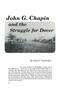 Primary view of John G. Chapin and the Struggle for Dover