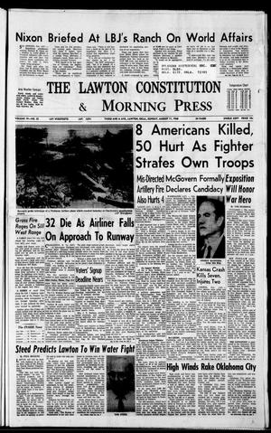 Primary view of object titled 'The Lawton Constitution & Morning Press (Lawton, Okla.), Vol. 19, No. 32, Ed. 1 Sunday, August 11, 1968'.