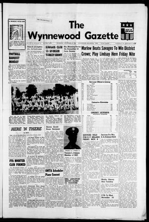 The Wynnewood Gazette (Wynnewood, Okla.), Vol. 63, No. 47, Ed. 1 Thursday, November 12, 1964