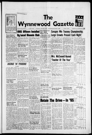 The Wynnewood Gazette (Wynnewood, Okla.), Vol. 64, No. 3, Ed. 1 Thursday, January 7, 1965