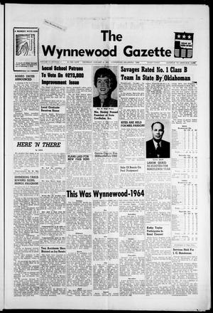Primary view of object titled 'The Wynnewood Gazette (Wynnewood, Okla.), Vol. 64, No. 4, Ed. 1 Thursday, January 14, 1965'.