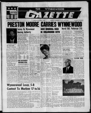 Primary view of object titled 'The Wynnewood Gazette (Wynnewood, Okla.), Vol. 66, No. 44, Ed. 1 Thursday, November 10, 1966'.
