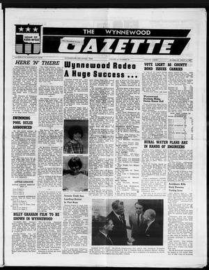 The Wynnewood Gazette (Wynnewood, Okla.), Vol. 67, No. 23, Ed. 1 Thursday, July 13, 1967