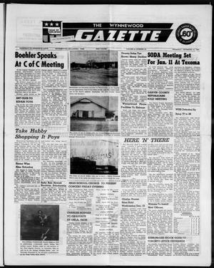 The Wynnewood Gazette (Wynnewood, Okla.), Vol. 67, No. 45, Ed. 1 Thursday, December 14, 1967