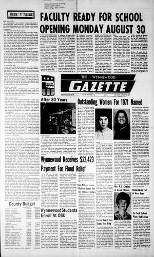 The Wynnewood Gazette (Wynnewood, Okla.), Vol. 70, No. 23, Ed. 1 Thursday, August 12, 1971