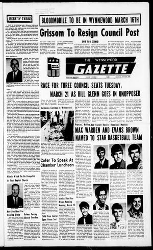 The Wynnewood Gazette (Wynnewood, Okla.), Vol. 71, No. 1, Ed. 1 Thursday, March 16, 1972