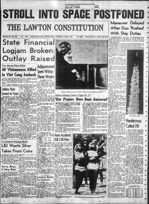 Primary view of object titled 'The Lawton Constitution (Lawton, Okla.), Vol. 63, No. 198, Ed. 1 Thursday, June 3, 1965'.