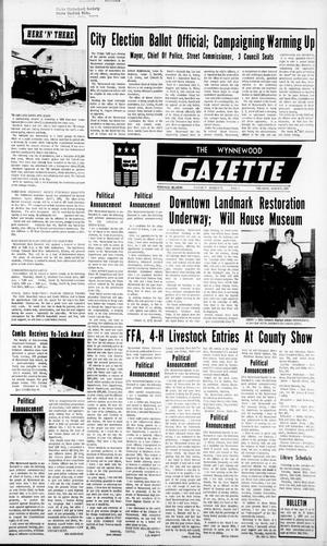The Wynnewood Gazette (Wynnewood, Okla.), Vol. 71, No. 53, Ed. 1 Thursday, March 15, 1973