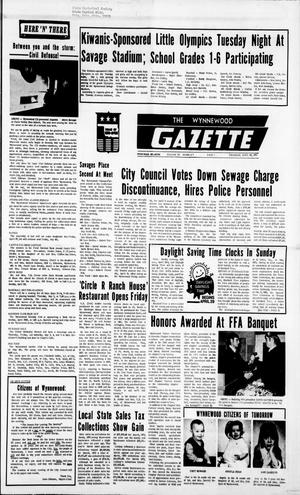 The Wynnewood Gazette (Wynnewood, Okla.), Vol. 72, No. 7, Ed. 1 Thursday, April 26, 1973