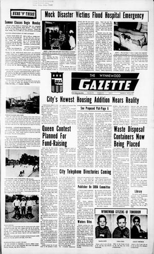 Primary view of object titled 'The Wynnewood Gazette (Wynnewood, Okla.), Vol. 72, No. 12, Ed. 1 Thursday, May 31, 1973'.