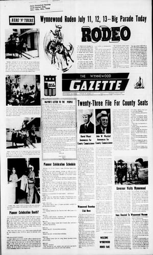 The Wynnewood Gazette (Wynnewood, Okla.), Vol. 73, No. 18, Ed. 1 Thursday, July 11, 1974