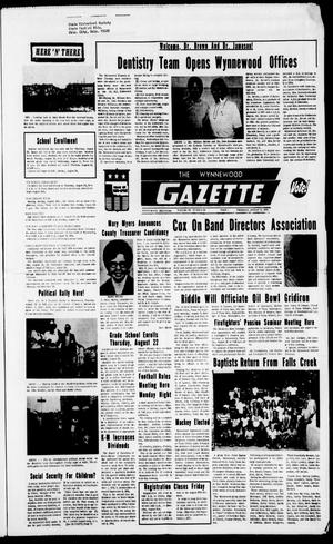 The Wynnewood Gazette (Wynnewood, Okla.), Vol. 73, No. 23, Ed. 1 Thursday, August 15, 1974