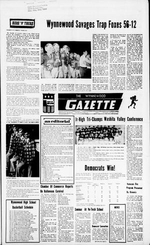 The Wynnewood Gazette (Wynnewood, Okla.), Vol. 73, No. 35, Ed. 1 Thursday, November 7, 1974