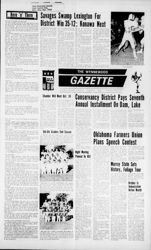 The Wynnewood Gazette (Wynnewood, Okla.), Vol. 75, No. 32, Ed. 1 Thursday, October 16, 1975