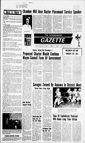The Wynnewood Gazette (Wynnewood, Okla.), Vol. 75, No. 33, Ed. 1 Thursday, October 23, 1975