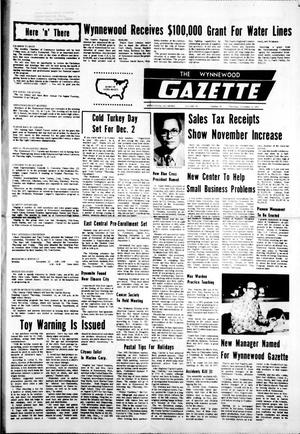The Wynnewood Gazette (Wynnewood, Okla.), Vol. 76, No. 36, Ed. 1 Thursday, November 18, 1976