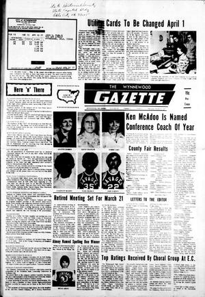 The Wynnewood Gazette (Wynnewood, Okla.), Vol. 77, No. 1, Ed. 1 Thursday, March 17, 1977