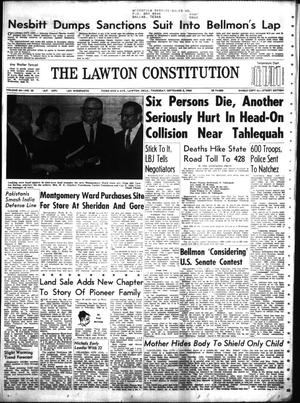 The Lawton Constitution (Lawton, Okla.), Vol. 64, No. 20, Ed. 1 Thursday, September 2, 1965
