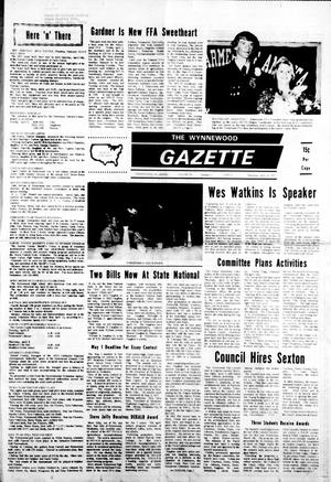 The Wynnewood Gazette (Wynnewood, Okla.), Vol. 77, No. 5, Ed. 1 Thursday, April 14, 1977