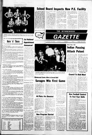 The Wynnewood Gazette (Wynnewood, Okla.), Vol. 77, No. 26, Ed. 1 Thursday, September 8, 1977
