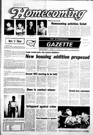 The Wynnewood Gazette (Wynnewood, Okla.), Vol. 77, No. 31, Ed. 1 Thursday, October 13, 1977