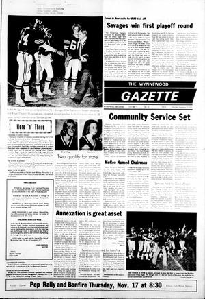 The Wynnewood Gazette (Wynnewood, Okla.), Vol. 77, No. 36, Ed. 1 Thursday, November 17, 1977