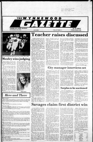 The Wynnewood Gazette (Wynnewood, Okla.), Vol. 86, No. 26, Ed. 1 Thursday, October 6, 1988