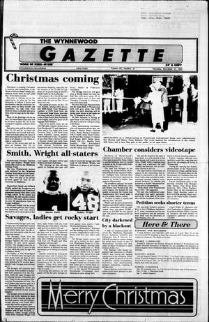 Primary view of object titled 'The Wynnewood Gazette (Wynnewood, Okla.), Vol. 87, No. 37, Ed. 1 Thursday, December 21, 1989'.