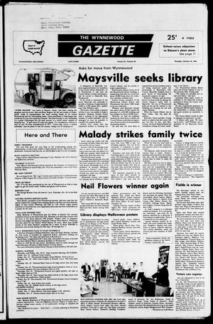 The Wynnewood Gazette (Wynnewood, Okla.), Vol. 81, No. 80, Ed. 1 Thursday, October 18, 1984