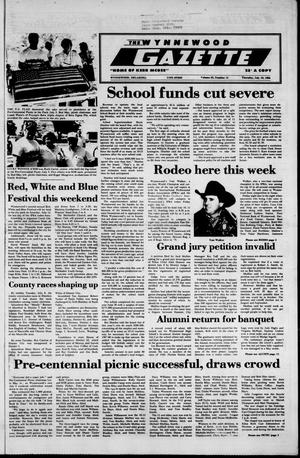 The Wynnewood Gazette (Wynnewood, Okla.), Vol. 83, No. 14, Ed. 1 Thursday, July 10, 1986