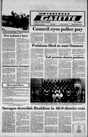 The Wynnewood Gazette (Wynnewood, Okla.), Vol. 83, No. 28, Ed. 1 Thursday, October 16, 1986