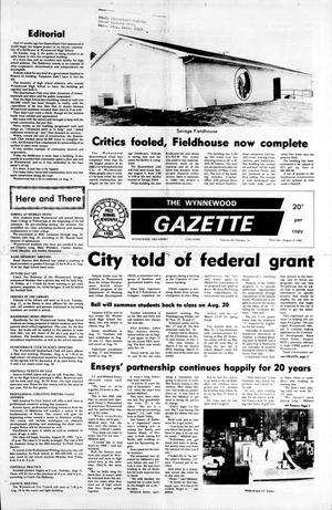 The Wynnewood Gazette (Wynnewood, Okla.), Vol. 80, No. 19, Ed. 1 Thursday, August 6, 1981