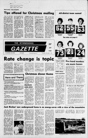 The Wynnewood Gazette (Wynnewood, Okla.), Vol. 80, No. 36, Ed. 1 Thursday, December 3, 1981